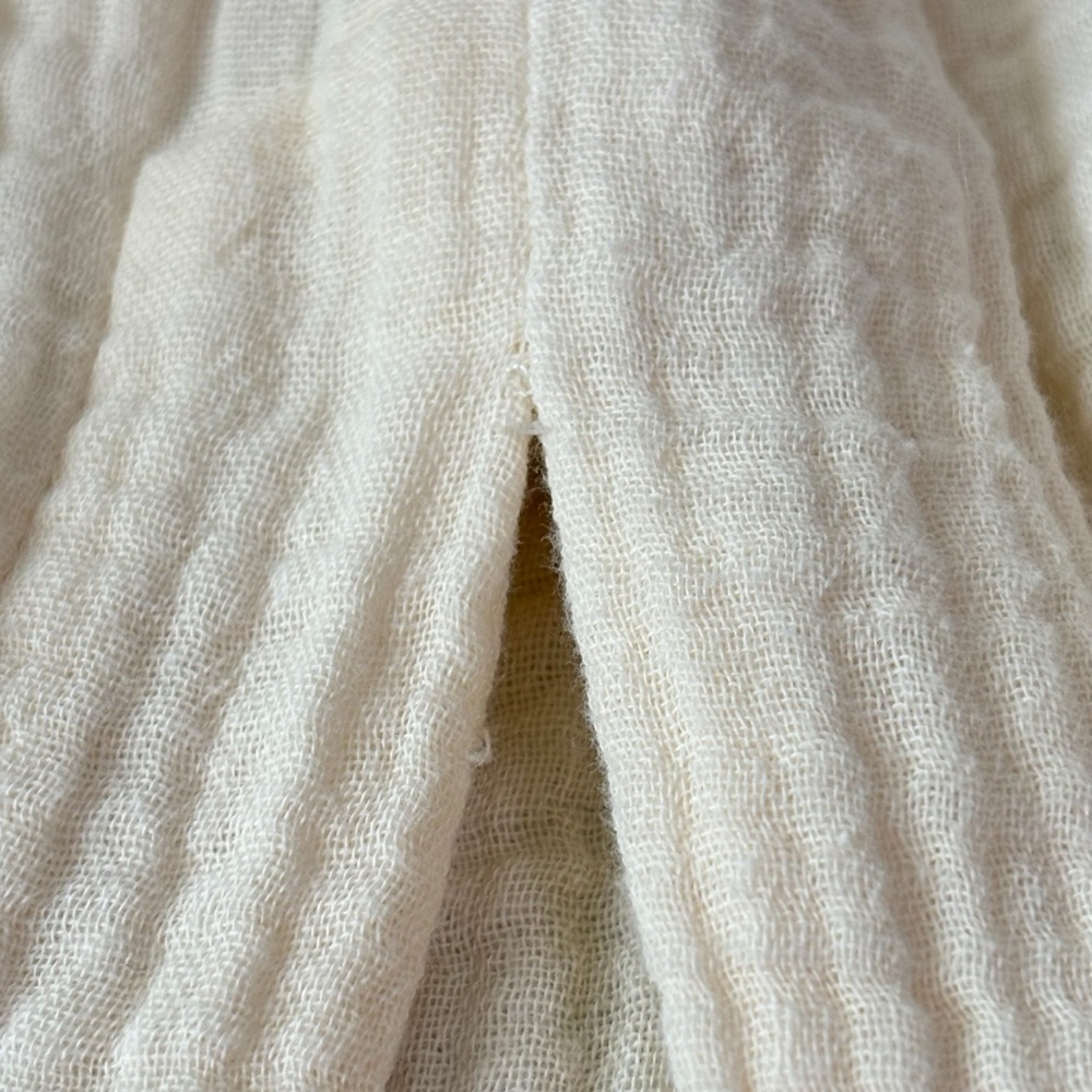 SOFT SURROUNDINGS - SIZE MEDIUM - BUTTER YELLOW GAUZE LIKE FABRIC - TUNIC B11 - Picture 6 of 12